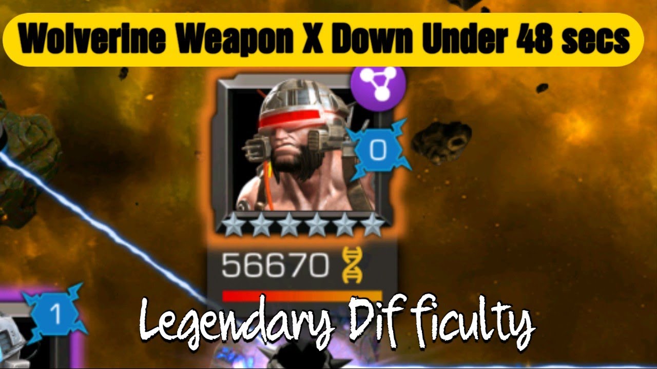 Wolverine Weapon X | Easy Solo | Cataclysm - Mutant Mobocracy ! | week 3 | Legendary Difficulty