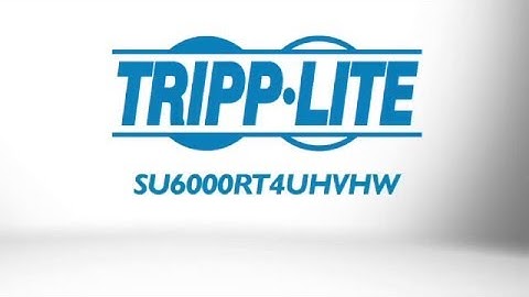Tripp Lite SU6000RT4UHVHW SmartOnline UPS System