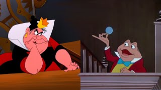 Mr Toad in the Queen of Hearts Court / Disney Crossover