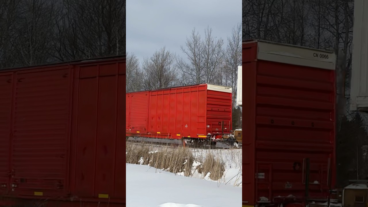 Braking Boxcar 0066 On CN X112 