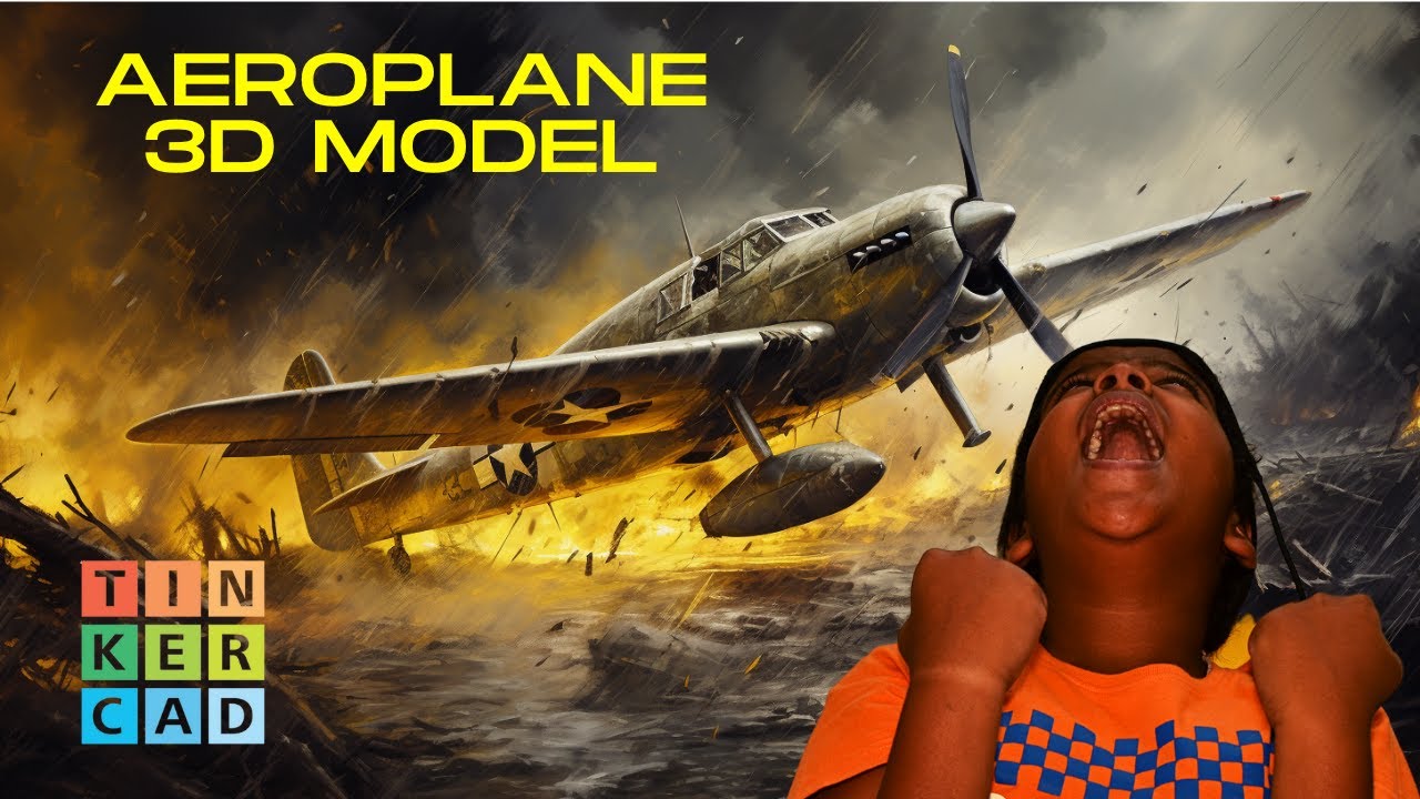 StepbyStep Guide Designing a 3D Plane Model with Tinkercad YouTube