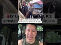 Agentes de Ice, en laurel, Maryland, arrestando a una persona #noticias