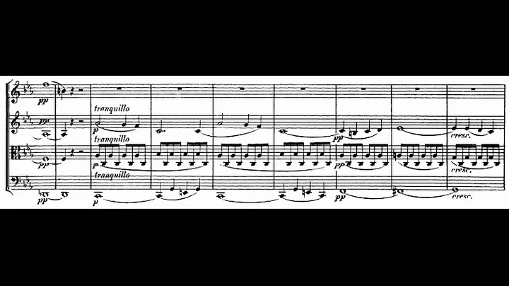 Mendelssohn String Quartet No.1, Op.12 Score