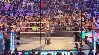 TRIPLE H RETIRES & Leaves His Boots in the Ring LIVE at WrestleMania 38 + OPENING FIREWORKS!