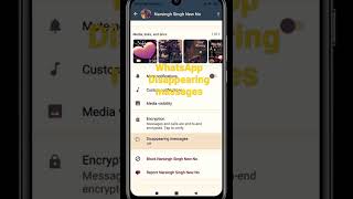 WhatsApp disappearing massages featuresWhatsApp massages start disappearing#shorts#ytshorts#short