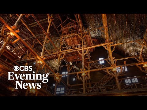 Inside Yellowstone's Old Faithful Inn