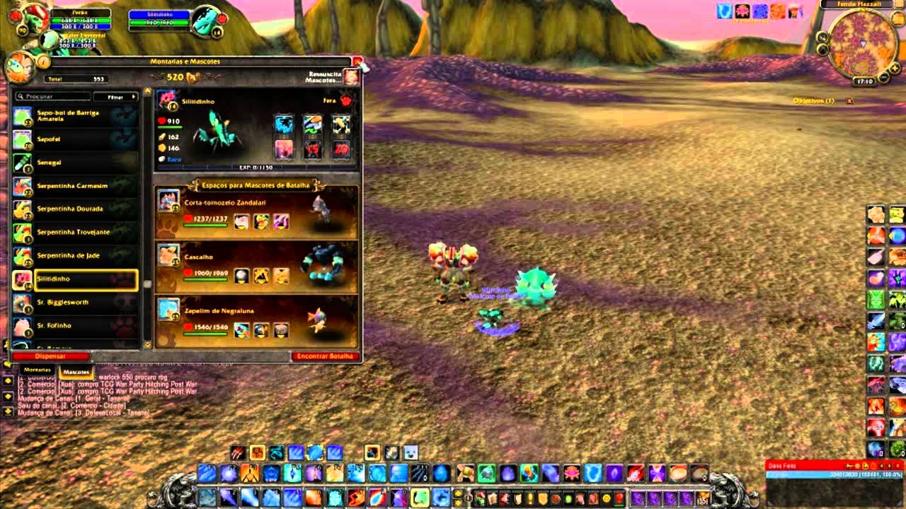 Mascotes Raros do World of Warcraft Para Capturar