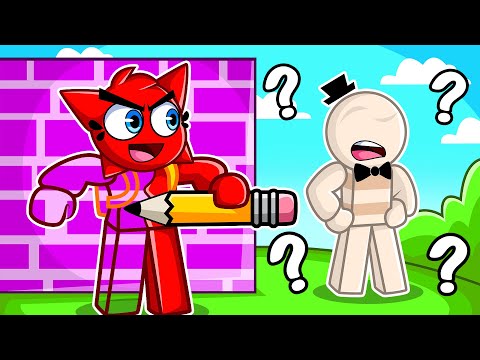 MROONA and WYRUM BECOME WHAT THEY DRAW on Roblox!😱🖌️