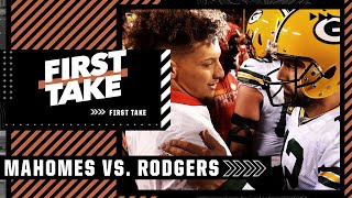 Patrick Mahomes vs. Aaron Rodgers: Who is the scarier QB? First Take debates