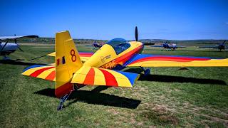 3D 360 Onboard aerobatic aircraft - The Hawks Of Romania (Soimii Romaniei) -Take Off - Iasi Airshow
