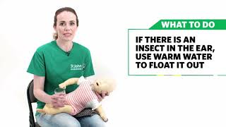 If your Baby has a Foreign Object in the Nose or Ear