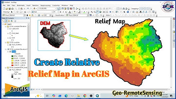 How to Create a Relative Relief Map in ArcGIS | Interpolation Method | DEM Analysis |