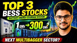 Top 3 BESS Stocks 🚀 | 1 GWh → 300 GWh Boom | Next Multibagger Sector?