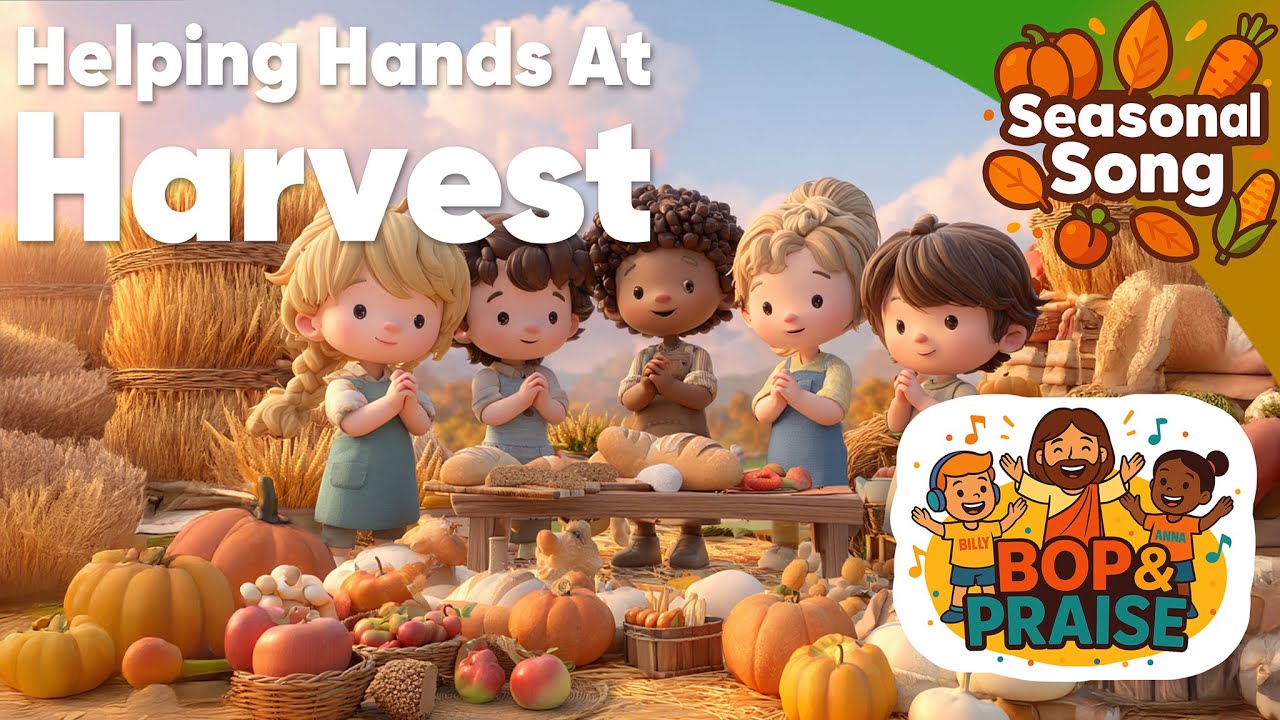 Helping Hands At Harvest | Christian Harvest Day Song For Kids | Bop & Praise