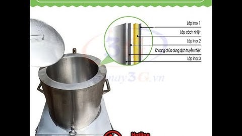 Giới Thiệu Nồi Nấu Cháo Công Nghiệp 30L, 40L,50L,...|Điện máy 3G