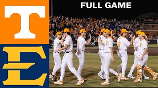 Tennessee vs East Tennessee State [FULL GAME], Mar 18 2025 | Men's College Baseball 2025