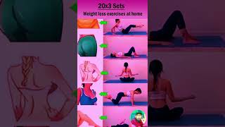 Weight loss exercises at homeyoga weightloss fitnessroutine shorts guthealth health healthy