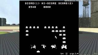 Intel 8080 Emulator - Space Invaders (Garry's Mod)