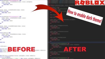Enabling Dark Theme Roblox [3] | BloxDenn