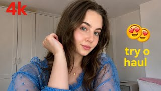 4K Cool Shein String Bikini Tiny Bikini Try On Haul See Everything Sheer Transparent Dress &Lingerie