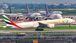 20 MINS LANDINGS & TAKEOFFS at BKK | 4K | Close Up Plane Spotting at Bangkok Suvarnabhumi (2022)