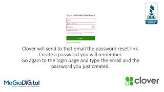 Famous How to reset your password in Clover Dashboard Profile