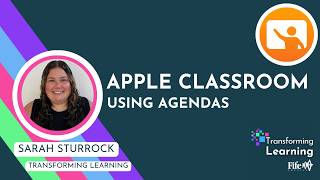 Apple Classroom: Using Agendas - Transforming Learning Fife screenshot 3