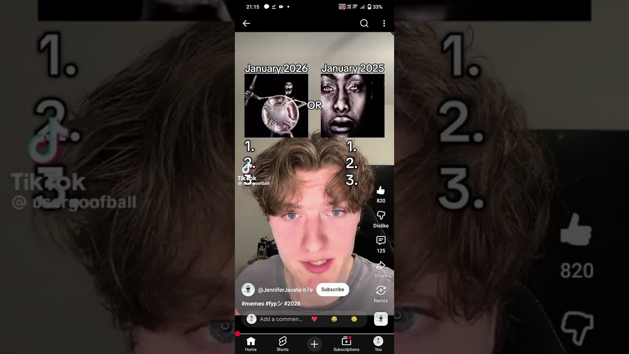 she copy in tiktok guys report him now!!!!