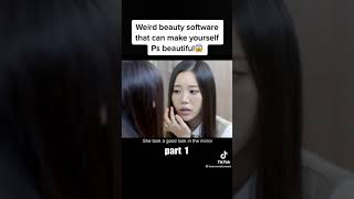 weird beauty software that can make u beautiful👀 #beauty #beautyapp #webtoon #talesofgreed