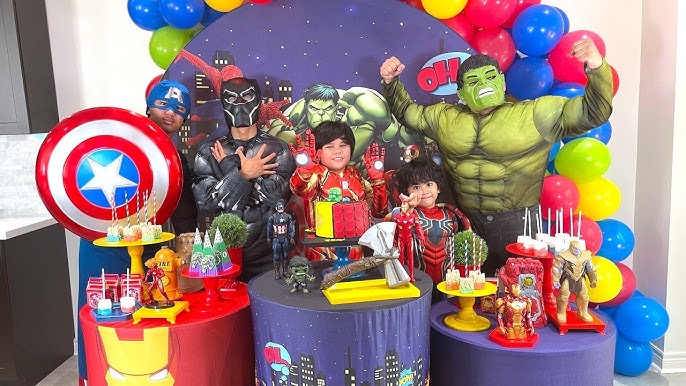 Marvel AVENGERS ASSEMBLE Boys Birthday Party Tableware Decorations Supplies