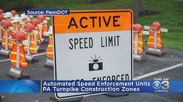 Automated Speed Enforcement Units To Be Installed On Pennsylvania Turnpike Construction Zones