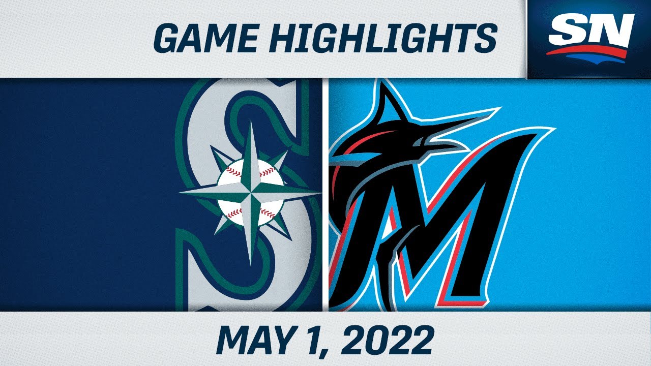 MLB Highlights Mariners vs Marlins May 1, 2022 YouTube