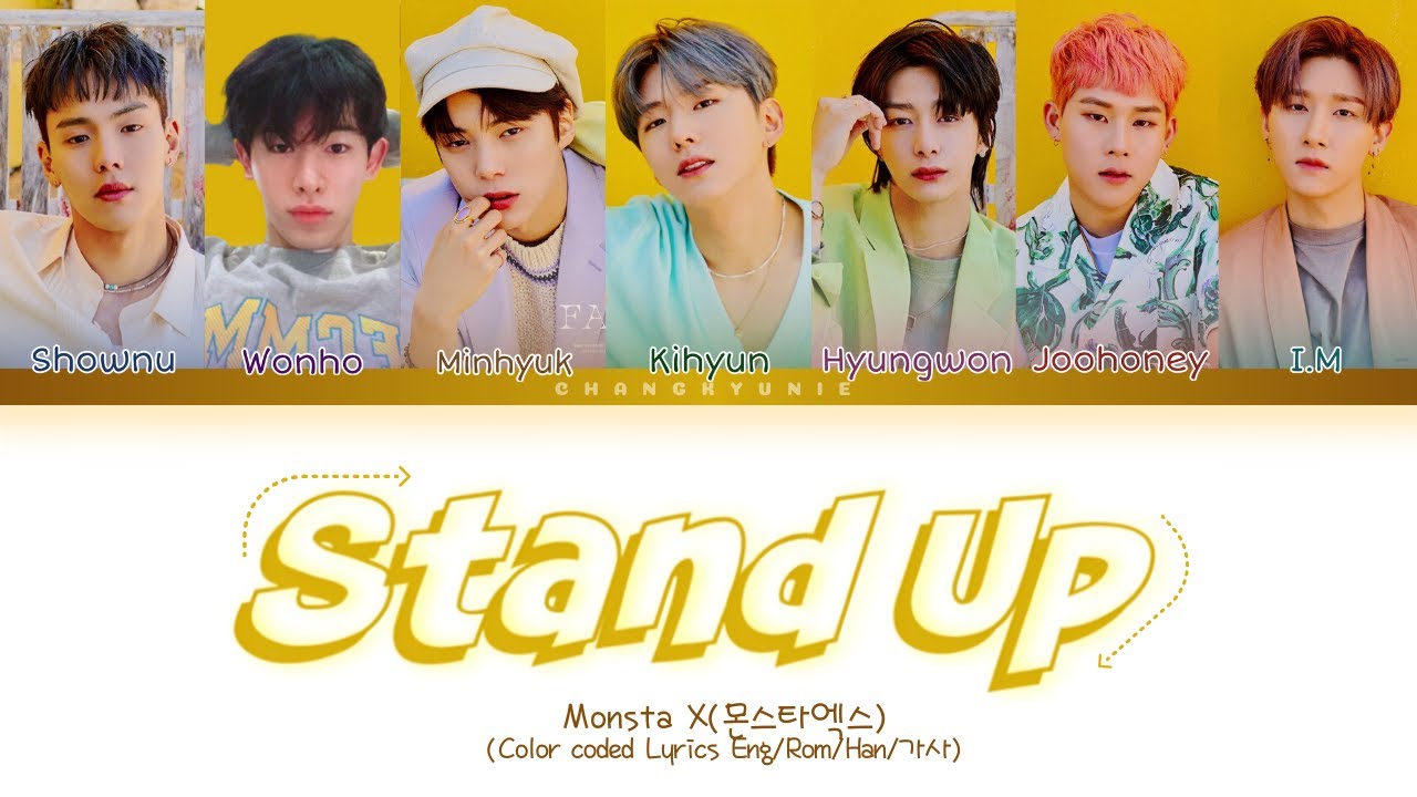 MONSTA X (몬스타엑스) 'Stand Up [+Wonho]' (Color Coded Lyrics Eng/Rom/Han