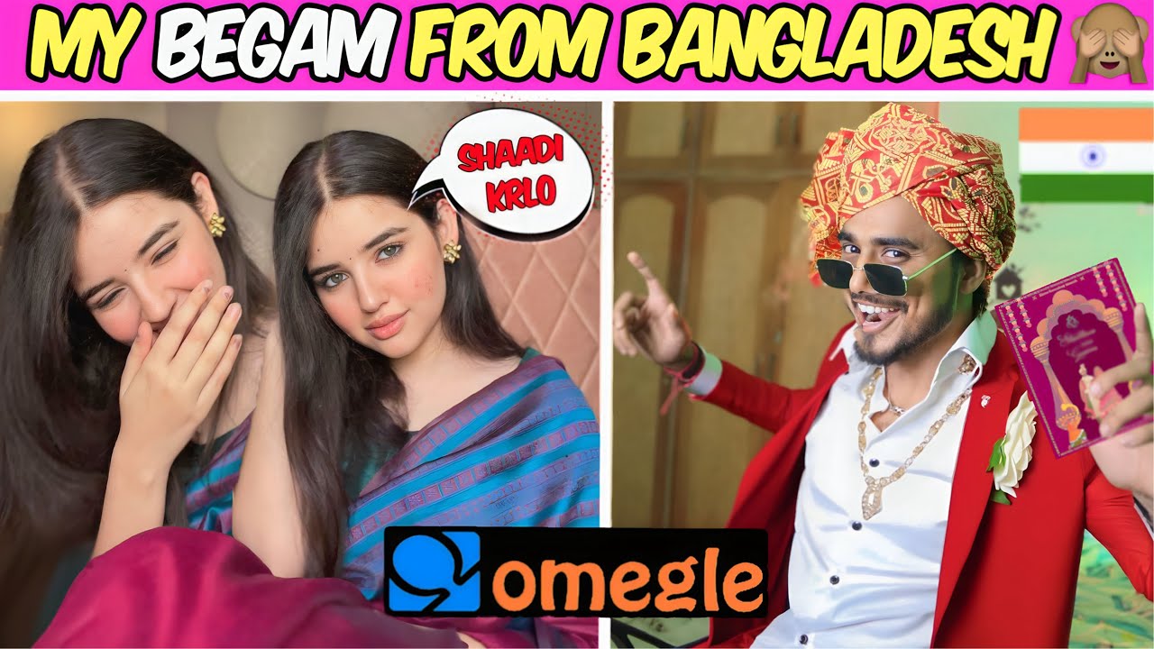 My wife From Bangladesh | Found Love on Omegle  | Omegle India | ometv @Adrishyaa