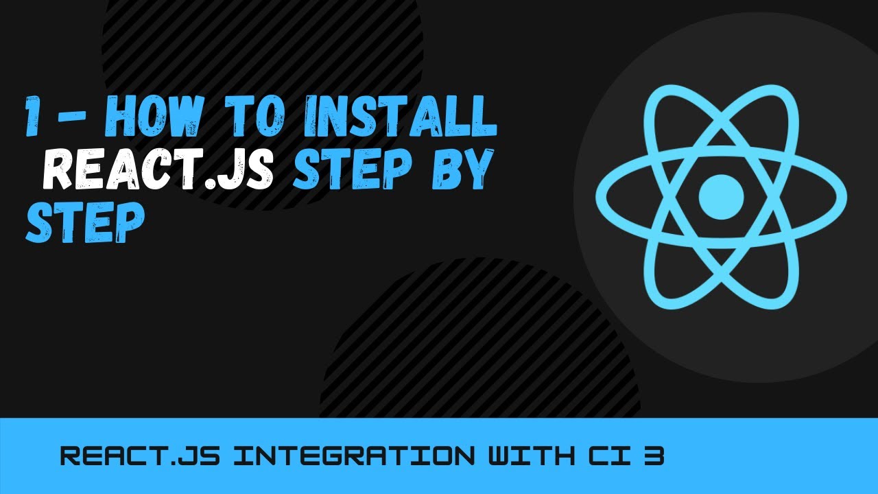 How to install react. How to install react