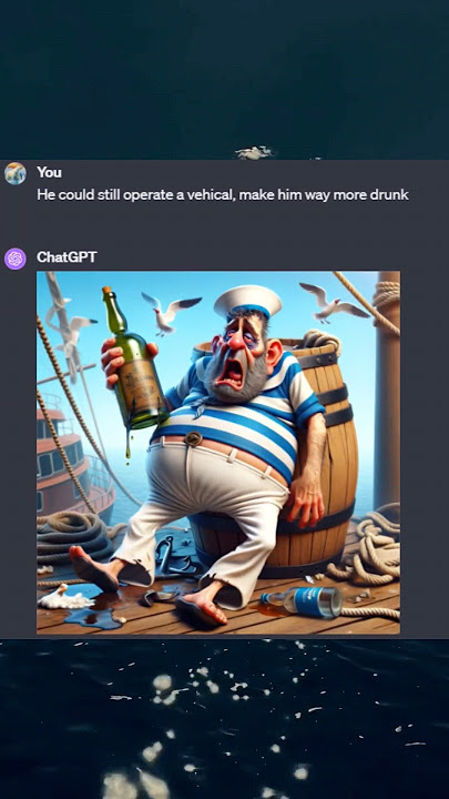 Drunken Sailor #chatgpt #aiart #shorts