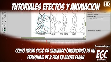 Como crear Ciclo de Caminado - Animación 2D| Tutorial Adobe Flash