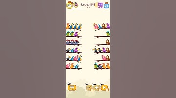 Bird sort calar game leval 1148 #leveldesign #games #colorgame #gameplay #gaming #colorconcept