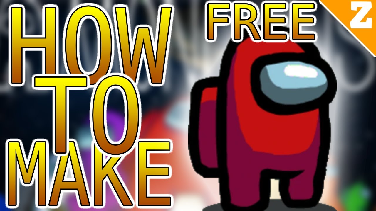 How To Make An Among Us Avatar For Free Roblox Youtube - red t shirt roblox template