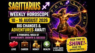 Sagittarius Weekly Horoscope August 10 16 2026 A Lucky Break Is Coming Love Money Career