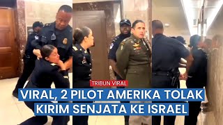 World Shocked! Two US Pilots Handcuffed After Refusing to Fly a Plane Full of Weapons to Israel