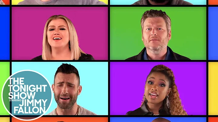 Jimmy, The Roots and The Voice Coaches Sing a Mash...