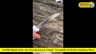 Cuchillo rapala 22cm con vaina para pesca o kayak - [Devoto Camping y Pesca] screenshot 3