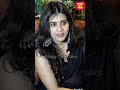 Hebah patel tempting visuals in black saree  shorts  reels  friday cine talks