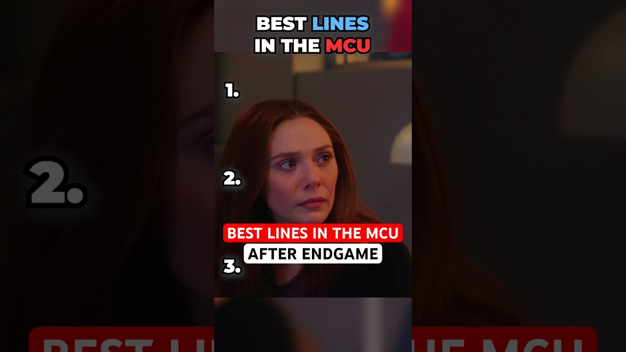 BEST LINES In The MCU Post-Endgame