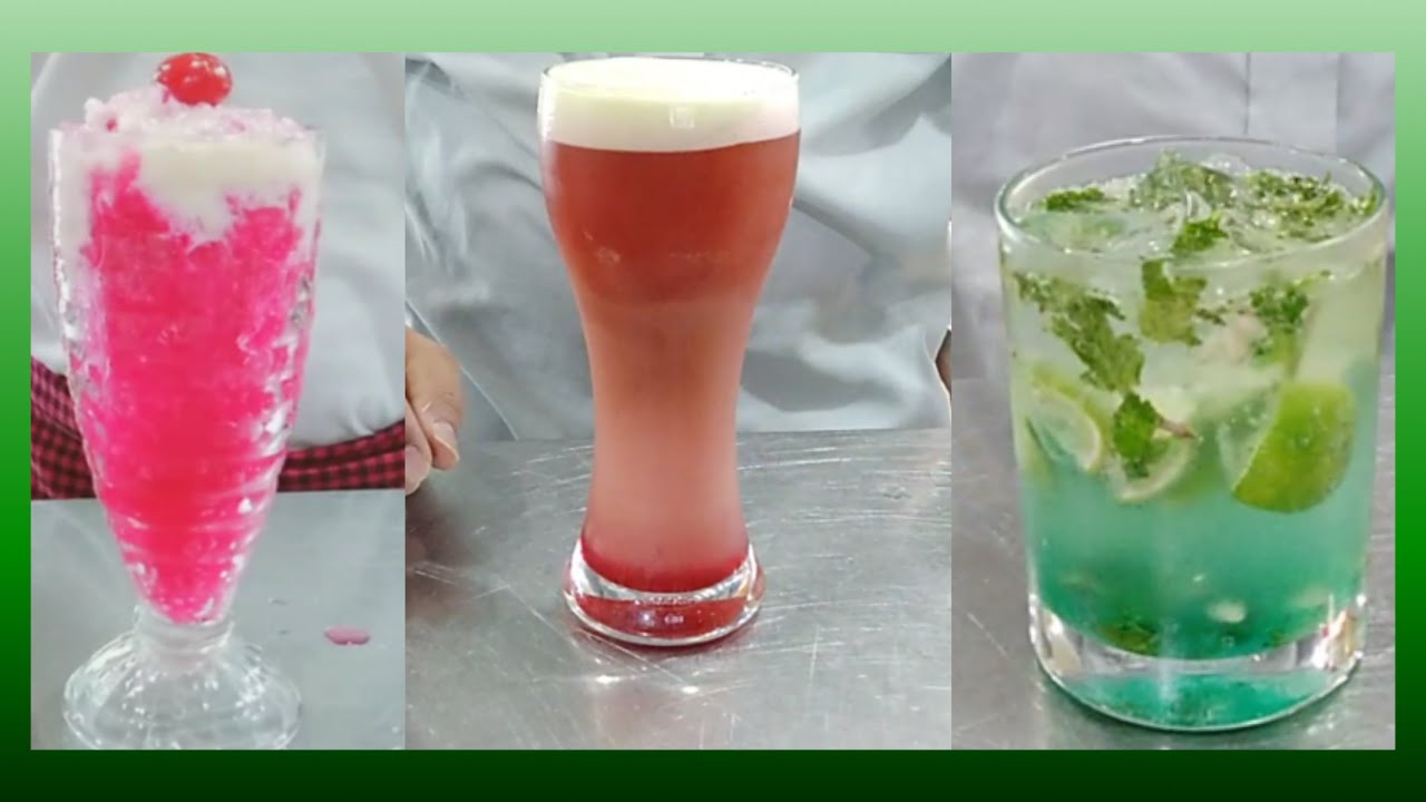 3 Mocktails in one video Easy Mocktails Recipe The Mocktail House