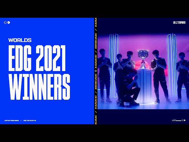 EDward Gaming | Worlds 2021 Winners class=