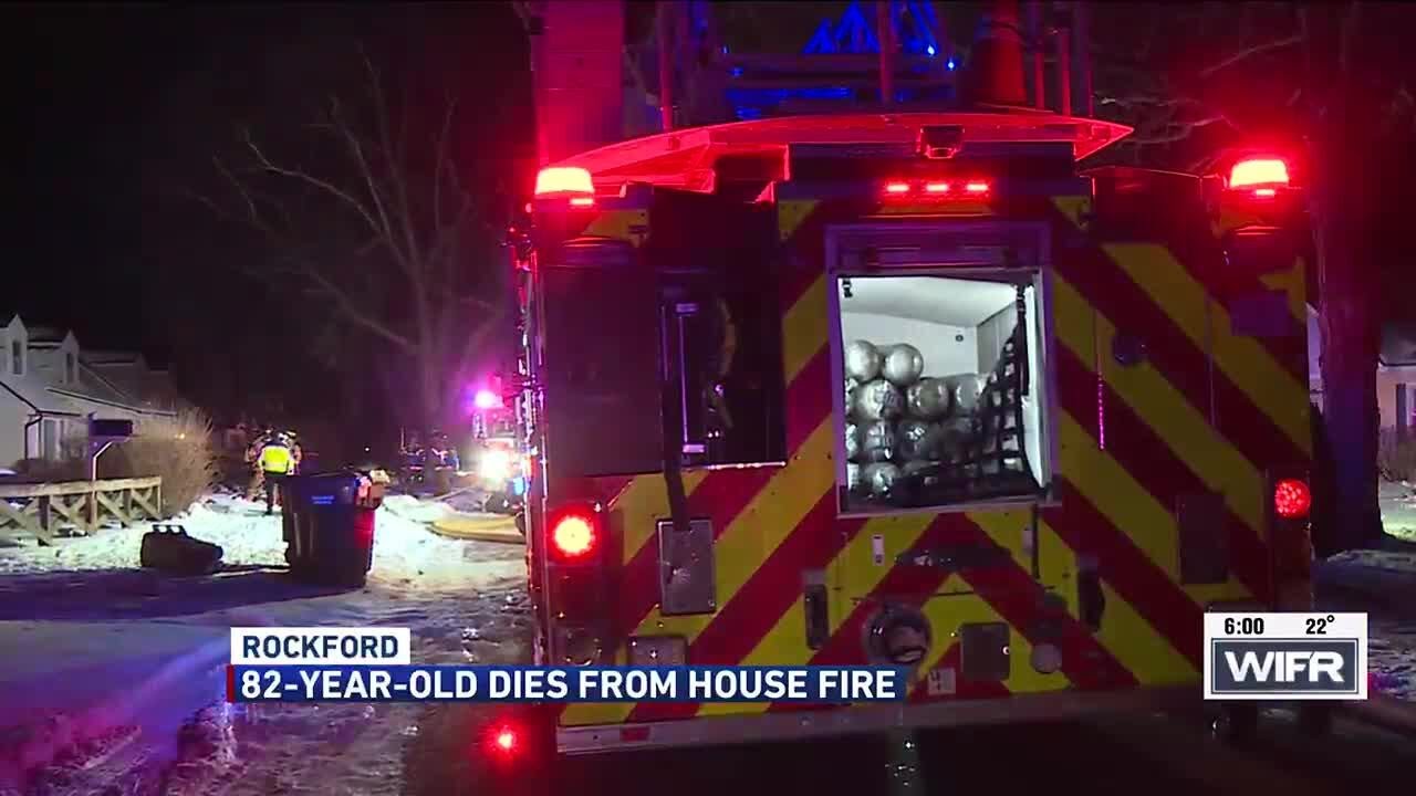 Woman dies after house fire in Rockford - YouTube