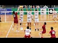 【2022黒鷲旗バレー】早稲田大学 vs 富士通カワサキレッドスピリッツ　第２セット ＜全日本男女選抜バレーボール大会＞