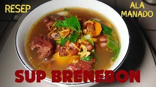 RESEP / Cara Membuat Sup BRENEBON (Kacang Merah) ala Manado